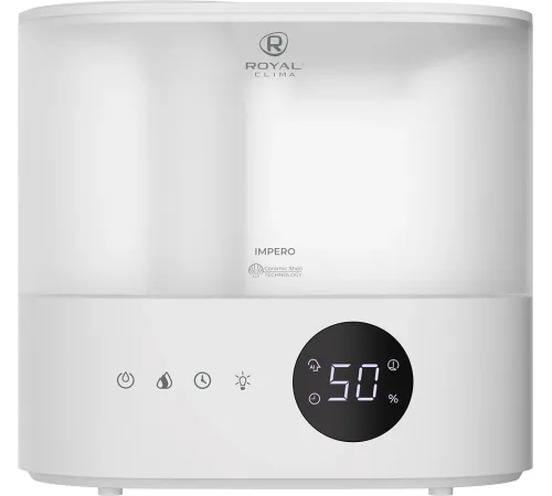 Увлажнитель воздуха Royal Clima RUH-IM300/3.5E-WT 25Вт (ультразвуковой) белый Увлажнитель воздуха Royal Clima RUH-IM300/3.5E-WT 25Вт (ультразвуковой) белый