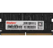 Память DDR5 16GB 4800MHz Kingspec KS4800D5N11016G RTL PC5-38400 CL40 DIMM 288-pin 1.1В single rank Ret