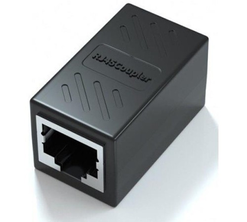 VCOM CT251S Модуль RJ-45 (F) <->RJ-45(F) ,FTP, проходной, ABS пластик, черный, кат. 5e VCOM CT251S Модуль RJ-45 (F) <->RJ-45(F) ,FTP, проходной, ABS пластик, черный, кат. 5e