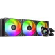 Система водяного охлаждения ID-Cooling FX360 Inf ARGB Soc-AM5/AM4/1151/1200/2066/1700 черный 4-pin 27.2dB Al+Cu 350W Ret