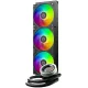 Система водяного охлаждения ID-Cooling FX360 Inf ARGB Soc-AM5/AM4/1151/1200/2066/1700 черный 4-pin 27.2dB Al+Cu 350W Ret