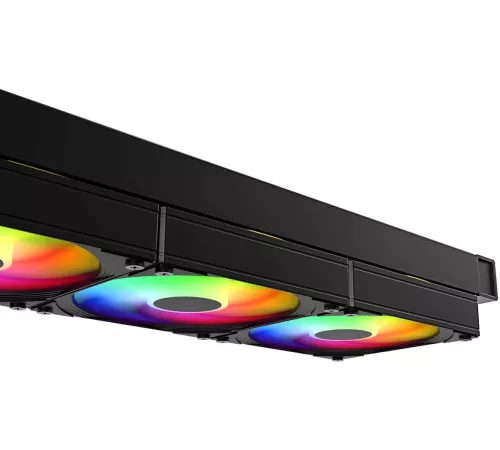 Система водяного охлаждения ID-Cooling FX360 Inf ARGB Soc-AM5/AM4/1151/1200/2066/1700 черный 4-pin 27.2dB Al+Cu 350W Ret