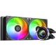 Система водяного охлаждения ID-Cooling FX240 Inf ARGB Soc-AM5/AM4/1151/1200/2066/1700 черный 4-pin + 3-pin 27.2dB Al+Cu 300W Ret