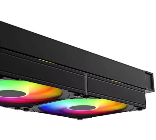 Система водяного охлаждения ID-Cooling FX240 Inf ARGB Soc-AM5/AM4/1151/1200/2066/1700 черный 4-pin + 3-pin 27.2dB Al+Cu 300W Ret