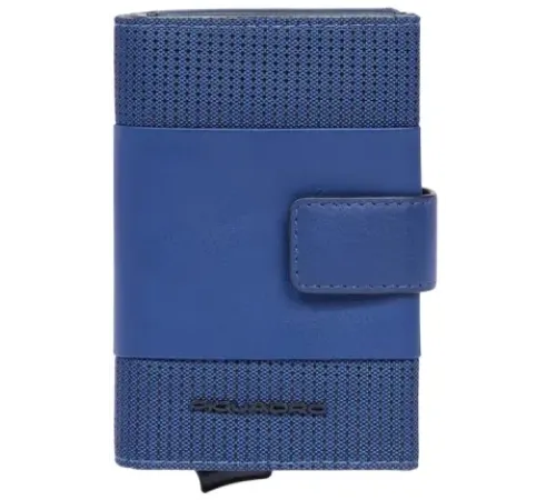 Чехол для кредитных карт Piquadro S137 PP5649S137R/BLU синий металл Чехол для кредитных карт Piquadro S137 PP5649S137R/BLU синий металл