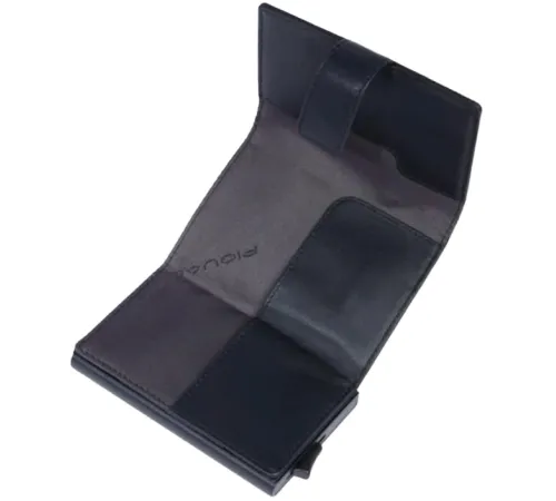 Чехол для кредитных карт Piquadro S137 PP5649S137R/N черный металл Чехол для кредитных карт Piquadro S137 PP5649S137R/N черный металл