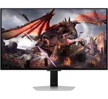 Монитор Samsung 32" Odyssey OLED G8 LS32DG800SIXCI серебристый OLED LED 16:9 HDMI M/M TV матовая HAS Piv 250cd 178гр/178гр 3840x2160 240Hz FreeSync Premium Pro DP 4K USB 8.4кг
