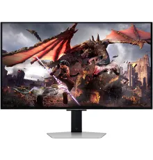Монитор Samsung 32" Odyssey OLED G8 LS32DG800SIXCI серебристый OLED LED 16:9 HDMI M/M TV матовая HAS Piv 250cd 178гр/178гр 3840x2160 240Hz FreeSync Premium Pro DP 4K USB 8.4кг