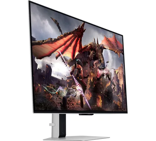 Монитор Samsung 32" Odyssey OLED G8 LS32DG800SIXCI серебристый OLED LED 16:9 HDMI M/M TV матовая HAS Piv 250cd 178гр/178гр 3840x2160 240Hz FreeSync Premium Pro DP 4K USB 8.4кг