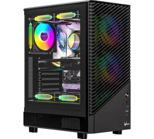 Корпус Formula Mana Geometry черный без БП ATX 3x120mm 1xUSB3.0 1xUSB3.1 audio bott PSU Корпус Formula Mana Geometry черный без БП ATX 3x120mm 1xUSB3.0 1xUSB3.1 audio bott PSU