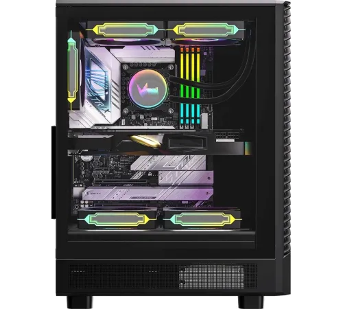 Корпус Formula Mana Geometry черный без БП ATX 3x120mm 1xUSB3.0 1xUSB3.1 audio bott PSU Корпус Formula Mana Geometry черный без БП ATX 3x120mm 1xUSB3.0 1xUSB3.1 audio bott PSU