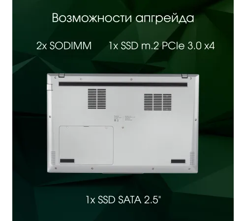 Ноутбук Digma Pro Fortis M Ryzen 7 5825U 16Gb SSD512Gb AMD Radeon Graphics 15.6" IPS FHD (1920x1080) Windows 11 Pro grey WiFi BT Cam 4250mAh (DN15R7-ADXW04)