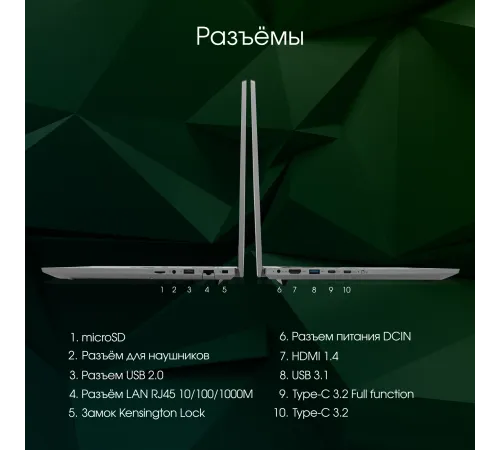 Ноутбук Digma Pro Fortis M Ryzen 7 5825U 16Gb SSD512Gb AMD Radeon Graphics 15.6" IPS FHD (1920x1080) Windows 11 Pro grey WiFi BT Cam 4250mAh (DN15R7-ADXW04)