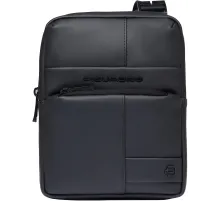 Сумка Piquadro Wollem CA3084W129W/N черный полиэстер/натур.кожа
