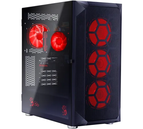 ПК Bloody BD-PC RB65C2 MT Ryzen 5 7500F (3.7) 32Gb SSD1Tb RX 7700XT 12Gb Windows 11 Home 64 2.5Gigabit WiFi BT 650W черный (RUS) (2111350)