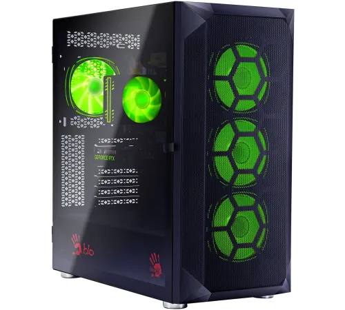 ПК Bloody BD-PC RB65C2 MT Ryzen 5 7500F (3.7) 32Gb SSD1Tb RX 7700XT 12Gb Windows 11 Home 64 2.5Gigabit WiFi BT 650W черный (RUS) (2111350)