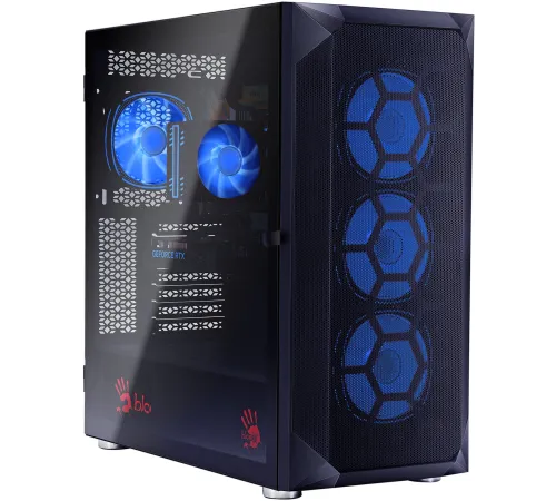 ПК Bloody BD-PC RB65C2 MT Ryzen 5 7500F (3.7) 32Gb SSD1Tb RX 7700XT 12Gb Windows 11 Home 64 2.5Gigabit WiFi BT 650W черный (RUS) (2111350)