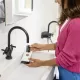 Пароочиститель ручной Karcher KST 1 Upright 1300Вт белый/серебристый