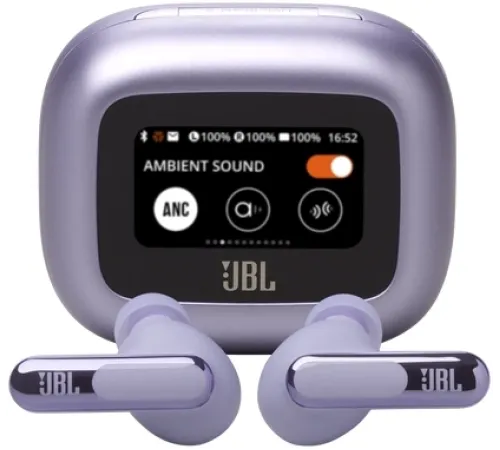 Гарнитура вкладыши JBL LIVE BEAM 3 PUR пурпурный беспроводные bluetooth в ушной раковине (JBLLIVEBEAM3PUR)