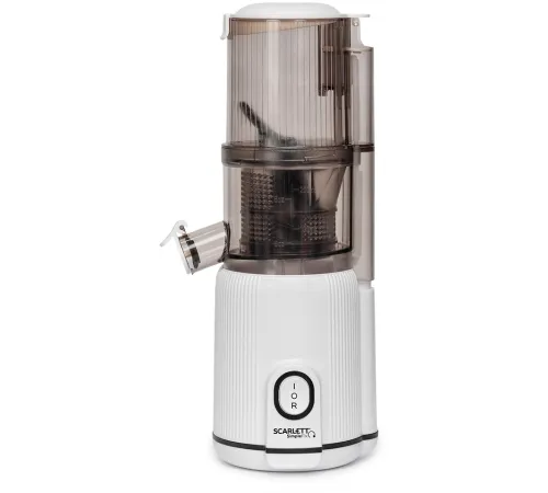 Соковыжималка шнековая Scarlett SC-JE50S63 400Вт рез.сок.:600мл. белый Соковыжималка шнековая Scarlett SC-JE50S63 400Вт рез.сок.:600мл. белый