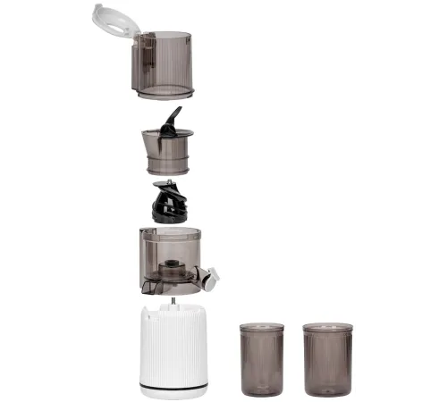 Соковыжималка шнековая Scarlett SC-JE50S63 400Вт рез.сок.:600мл. белый Соковыжималка шнековая Scarlett SC-JE50S63 400Вт рез.сок.:600мл. белый