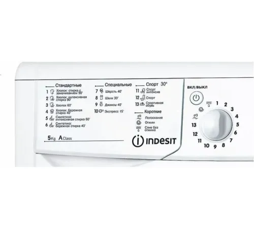 Стиральная машина Indesit IWSC 5105 CIS класс: A загр.фронтальная макс.:5кг белый