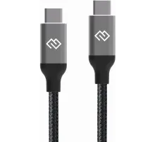 Кабель Digma D-Type-C-USB3.2-1.5m D-TYPE-C-USB3.2-100W-4K-1.5M 1.5м черный