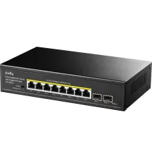 Коммутатор Cudy GS1008PS2 (L2) 8x1Гбит/с 2SFP 8PoE+ 120W неуправляемый