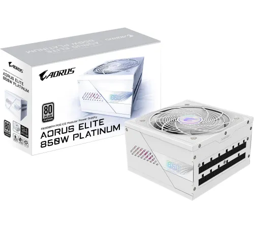 Блок питания Gigabyte ATX 850W GP-AE850PM PG5 ICE Gen.5 80+ platinum (20+4pin) APFC 120mm fan 16xSATA Cab Manag RTL
