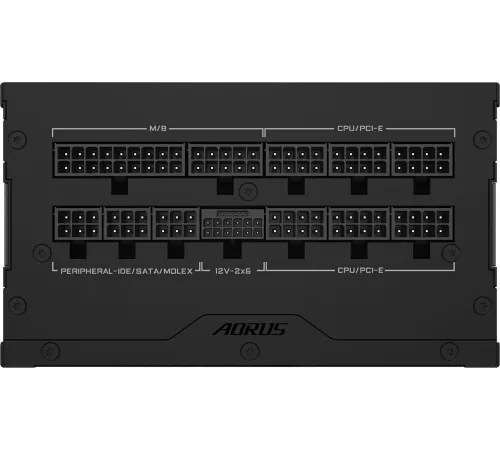 Блок питания Gigabyte ATX 850W AORUS ELITE GP-AE850PM PG5 Gen.5 80+ platinum (20+4pin) APFC 120mm fan 16xSATA Cab Manag RTL