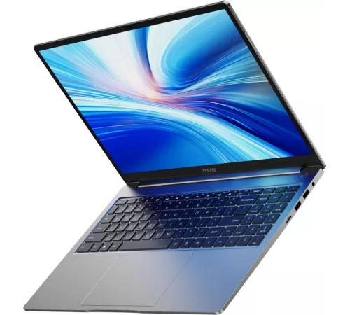 Ноутбук Tecno MegaBook T16 Core i5 13420H 16Gb SSD512Gb Intel UHD Graphics 16" IPS FHD+ (1920x1200) noOS 64 grey WiFi BT Cam 6460mAh (T16RA-NEG0)