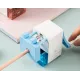 Точилка для карандашей механическая Deli EH515-BL 1 отверстие пластик голубой/белый пл.бокс