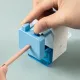 Точилка для карандашей механическая Deli EH515-BL 1 отверстие пластик голубой/белый пл.бокс