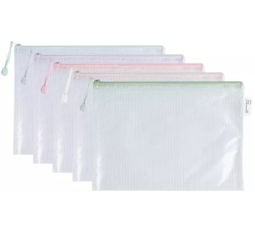 Папка на молнии ZIP Deli Colorful EF280 A4 ПВХ 0.23мм ассорти цвет молнии ассорти