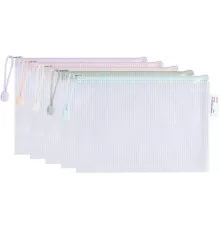 Папка на молнии ZIP Deli Colorful EF281 A5 ПВХ 0.23мм ассорти цвет молнии ассорти