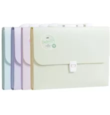 Папка-портфель Deli Colorful EF612 7 отдел. A4 полипропилен ассорти