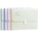 Папка-портфель Deli Colorful EF612 7 отдел. A4 полипропилен ассорти