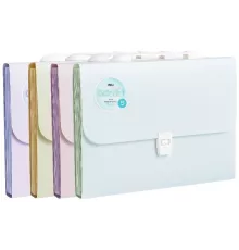 Папка-портфель Deli Colorful EF614 13 отдел. A4 полипропилен ассорти