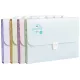 Папка-портфель Deli Colorful EF614 13 отдел. A4 полипропилен ассорти