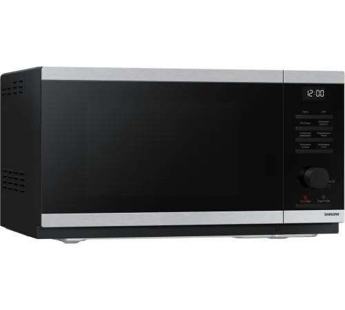 Микроволновая Печь Samsung MG23DG4524ATBW 23л. 800Вт нержавеющая сталь/черный