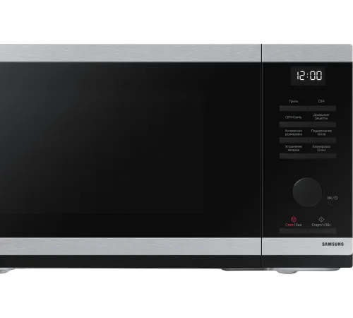Микроволновая Печь Samsung MG23DG4524ATBW 23л. 800Вт нержавеющая сталь/черный