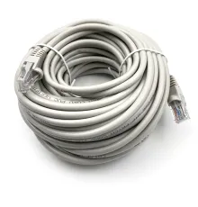 Патч-корд Buro UTP-5E-15M-G-LSZH UTP cat.5E 15м серый RJ-45 (m)-RJ-45 (m)