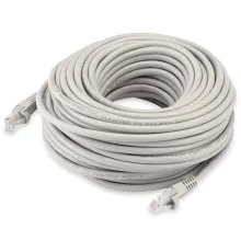 Патч-корд Buro UTP-5E-20M-G-LSZH UTP cat.5E 20м серый RJ-45 (m)-RJ-45 (m)