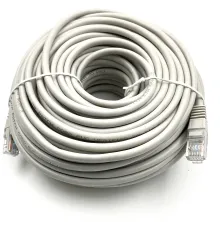 Патч-корд Buro UTP-5E-30M-G-LSZH UTP cat.5E 30м серый RJ-45 (m)-RJ-45 (m)