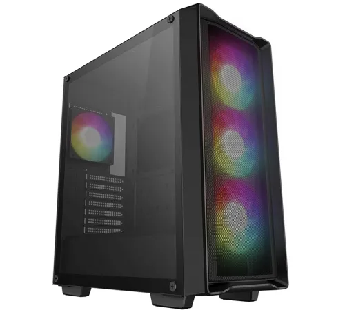 Корпус Deepcool CC560 MESH V2 черный без БП ATX 8x120mm 5x140mm 1xUSB2.0 audio bott PSU