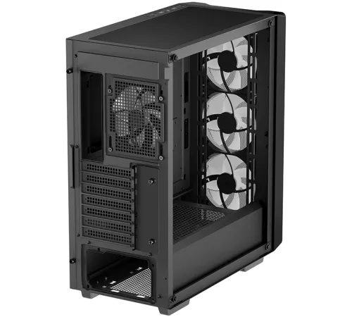 Корпус Deepcool CC560 MESH V2 черный без БП ATX 8x120mm 5x140mm 1xUSB2.0 audio bott PSU