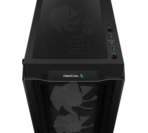 Корпус Deepcool CC560 MESH V2 черный без БП ATX 8x120mm 5x140mm 1xUSB2.0 audio bott PSU
