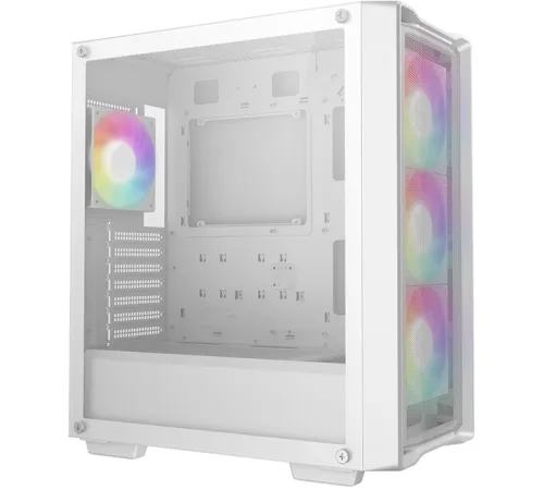 Корпус Deepcool CC560 MESH V2 белый без БП ATX 8x120mm 5x140mm 1xUSB2.0 audio bott PSU