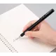 Ручка гелев. Deli EG159-BK ассорти d=1.0мм черн. черн. резин. манжета