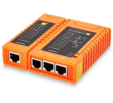 Тестер Тестер витой пары с индикаторами, с определением POE (LAN-TST-WRM-310-POE)
